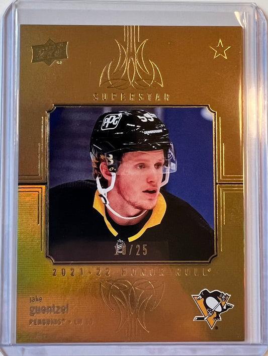 Jake Guentzel 2021-22 Upper Deck Series 1 Honor Roll /25