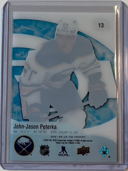 John-Jason Peterka 2021-22 Upper Deck Ice Premieres Retro /149