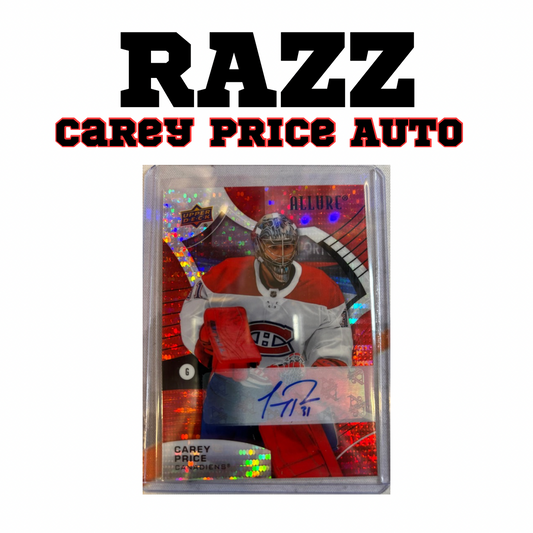 RAZZ // CAREY PRICE ROOKIE ALLURE AUTO (10 SPOTS)