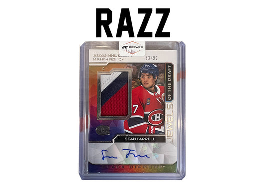 RAZZ // SEAN FARRELL PATCH AUTO /99 (10 SPOTS)