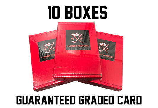 SLABBER KNOCKERS GRADED CARD BOX : 10 BOXES